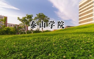 2024泰山学院录取分数线：陕西最低452分